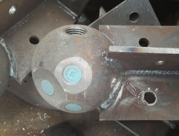 个旧螺栓球球塞，网架配件